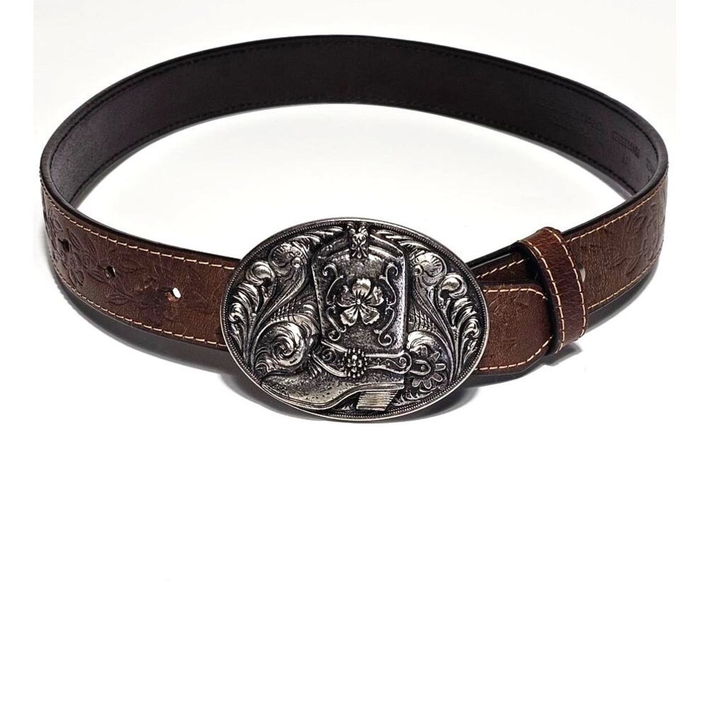 Shyanne Girls' Embossed Floral Boot Belt  Size 24